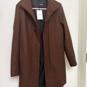Theory Men's Brown Coat NWT